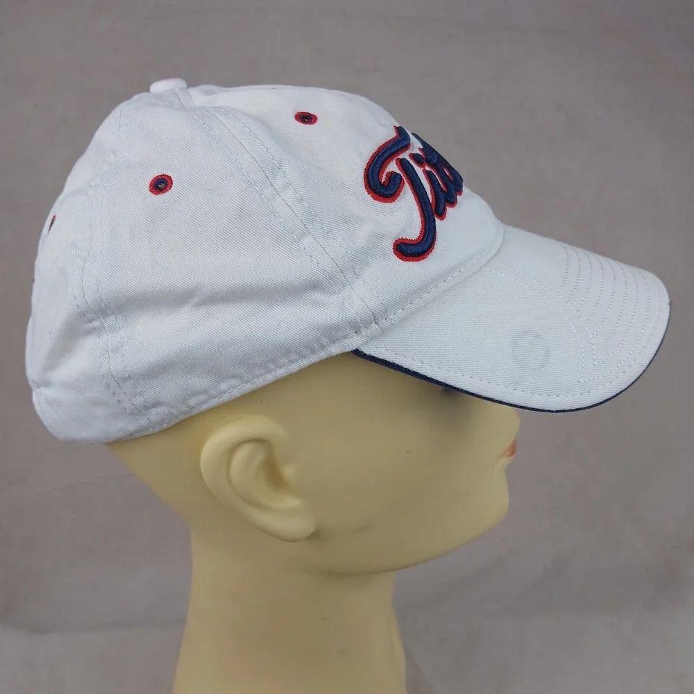 Titleist‎ New Era Cap White Adjustable Canvas Golf